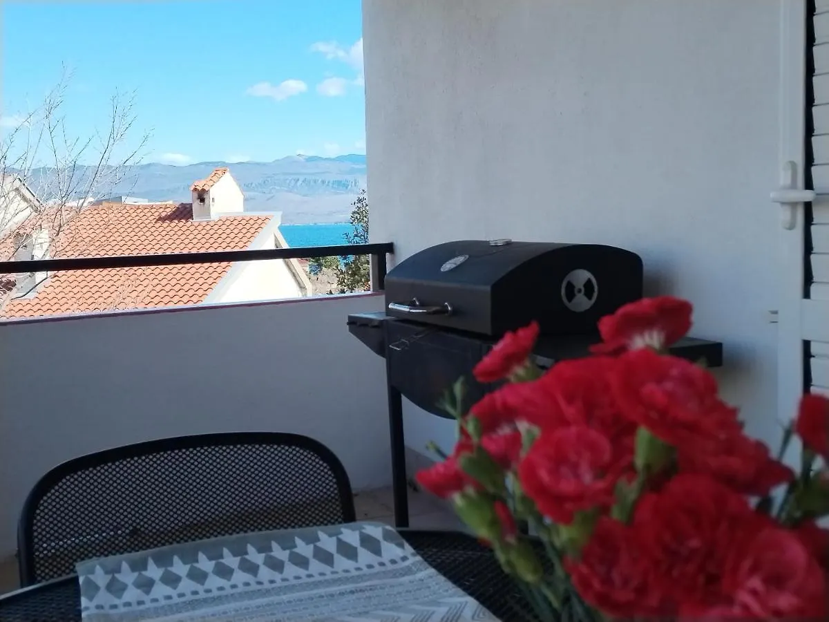 Island Bliss - 150 M From The Beach, With Sea View Apartment Vrbnik Croatia